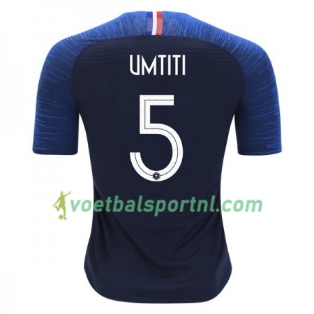 Frankrijk Umtiti 5 Thuis Shirt WK voetbal 2018